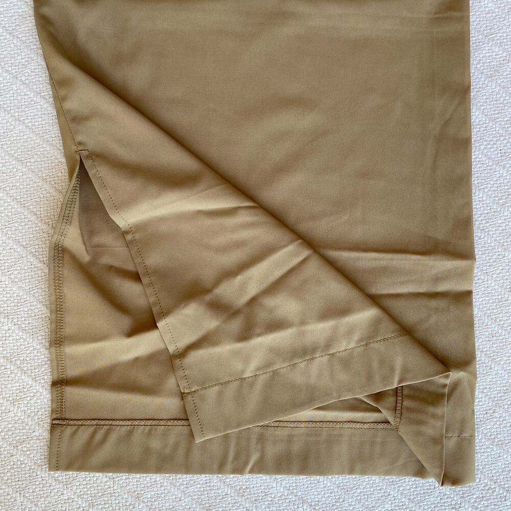 GapFit Runaround Pants Pecan Tan Relaxed Wide Leg Pull-On Split Ankle Womens Lrg - Picture 10 of 10
